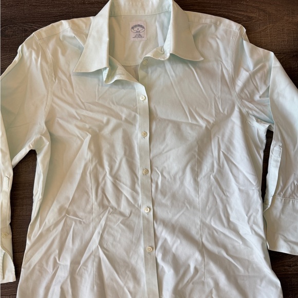 Brooks Brothers Mint Green Dress Shirt - Picture 6 of 9